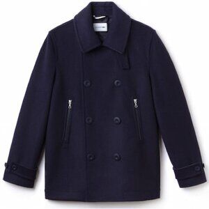 Lacoste Jackets Coats Lacoste Peacoat Black Size 52 Poshmark